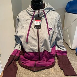 NEW Nike full zip casual hoodie